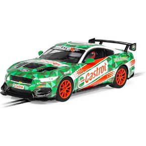 Scalextric Ford Mustang GT4 Castrol 1:32 DRIFT 360 DIDECTBLADE SLOT RACE CAR C4327