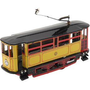 VGEBY Trolley Wind, Tinplate Vintage Interesting Metal Wind for Kids Adult Photography Props