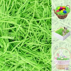 Giaueoa 11oz (310g) Easter Grass Paper القابلة لإعادة تدوير الباستيل متعدد الألوان لتغليف الهدايا ، وملء السلة ، وصيد بيض عيد الفصح ، وفضل حفل عيد الفصح (متعدد الألوان)