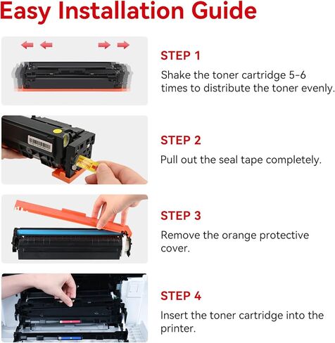 148X Black High Yield Toner Cartridge (with Chip) Compatible Replacement for HP 148X W1480X 148A W1480A Black Toner for Pro MFP 4101fdw 4101fdn Pro 4001dw 4001dn 4001n Printer (1 Pack) in Saudi Arabia