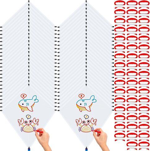 Libima DIY Blank Kites Making Kit Bulk for Adults Decorating Coloring Kite Party Pack Painting Craft Kits for Church Outdoor Games Activities in Kuwait