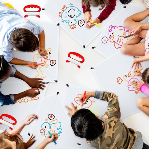 Libima DIY Blank Kites Making Kit Bulk for Adults Decorating Coloring Kite Party Pack Painting Craft Kits for Church Outdoor Games Activities in Kuwait