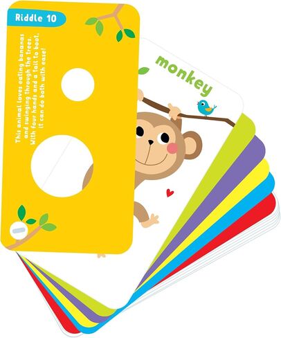 Banana Panda Peek -A -Boo Riddls - Book Educational Book for Kids - 80 صفحة - للأطفال الذين تتراوح أعمارهم بين 4 سنوات in Kuwait