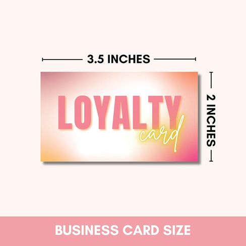 Beauty Business Loyalty Card, 10-Punch Reward System, Business Card size, 55 cards, full color high gloss front and back, UV coated, Modern design, create your own reward (Black and Hot pink) in Saudi Arabia