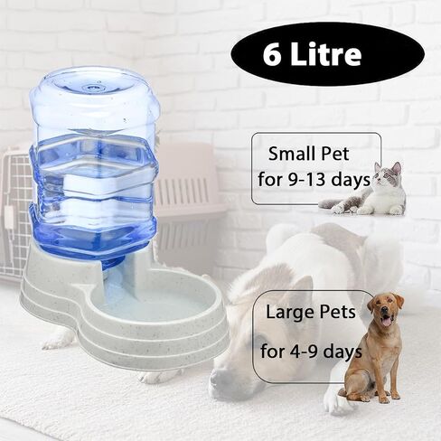 Automatic 11L Large Capacity Dog and Cat Water Dispenser Station,Pet Water Feeder Dispenser,Animal Automatic Gravity Water Drinking Fountain Bottle for Small to Large Dogs and Cats in Kuwait