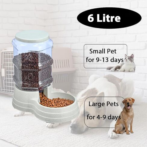 Automatic 11L Large Capacity Dog and Cat Water Dispenser Station,Pet Water Feeder Dispenser,Animal Automatic Gravity Water Drinking Fountain Bottle for Small to Large Dogs and Cats in Kuwait