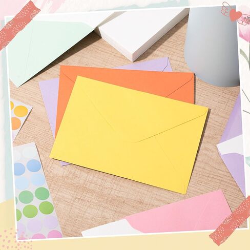 MotiMind 50 Sets Watercolor Cards with Envelopes, 140 Lb/300 GSM Paper Pure Cotton, 5 x 7 Inch Foldable Blank Watercolor Postcards for DIY Mother's Day Thank Notes Greeting Cards Invitations Birthday in Saudi Arabia