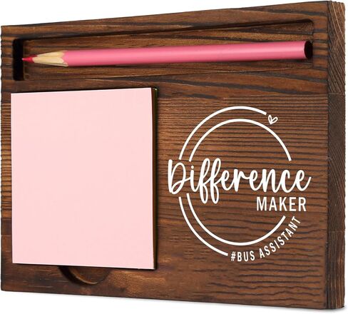 Nurse Making a Difference Self-Stick Note Pad Holder, Appreciation Gift for Nurses RN Healthcare Workers, Durable and Stylish Desk Organizer, Work Desk Retro Note Pad Holder SDZ302 in Kuwait