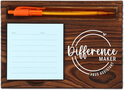 Nurse Making a Difference Self-Stick Note Pad Holder, Appreciation Gift for Nurses RN Healthcare Workers, Durable and Stylish Desk Organizer, Work Desk Retro Note Pad Holder SDZ302 in Kuwait