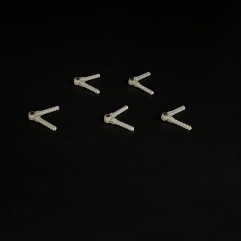 5PCS RC Airplane Plastic Pin Hinge Needle Hinge for RC Plane Aircraft Helicopter DIY Model Plane Fix Wing Parts (2x33mm Gray) in Saudi Arabia