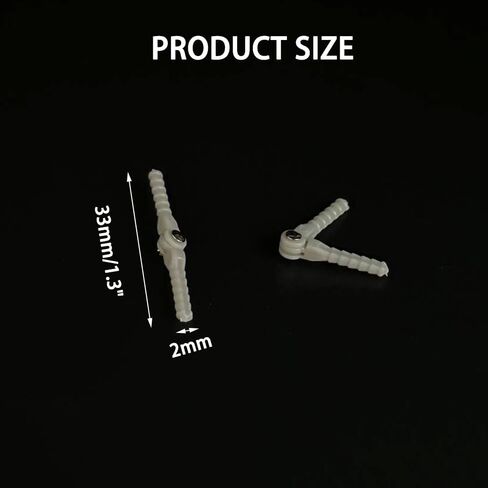 5PCS RC Airplane Plastic Pin Hinge Needle Hinge for RC Plane Aircraft Helicopter DIY Model Plane Fix Wing Parts (2x33mm Gray) in Saudi Arabia