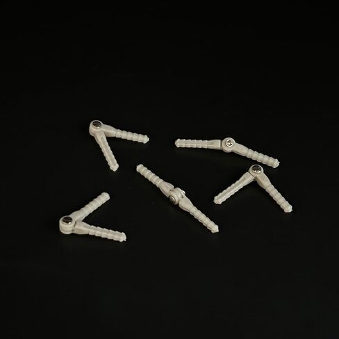 5PCS RC Airplane Plastic Pin Hinge Needle Hinge for RC Plane Aircraft Helicopter DIY Model Plane Fix Wing Parts (2x33mm Gray) in Saudi Arabia