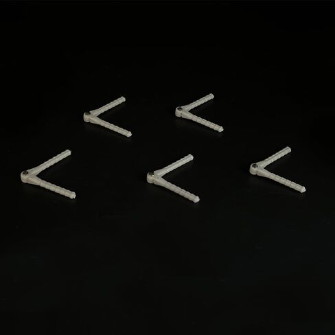 5PCS RC Airplane Plastic Pin Hinge Needle Hinge for RC Plane Aircraft Helicopter DIY Model Plane Fix Wing Parts (2x33mm Gray) in Saudi Arabia