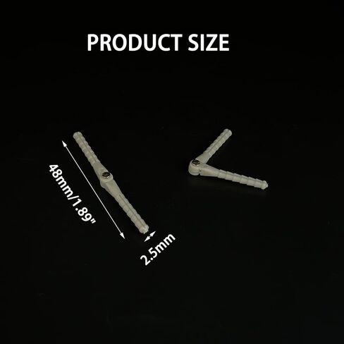5PCS RC Airplane Plastic Pin Hinge Needle Hinge for RC Plane Aircraft Helicopter DIY Model Plane Fix Wing Parts (2x33mm Gray) in Saudi Arabia