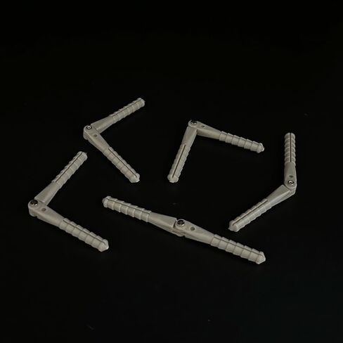 5PCS RC Airplane Plastic Pin Hinge Needle Hinge for RC Plane Aircraft Helicopter DIY Model Plane Fix Wing Parts (2x33mm Gray) in Saudi Arabia