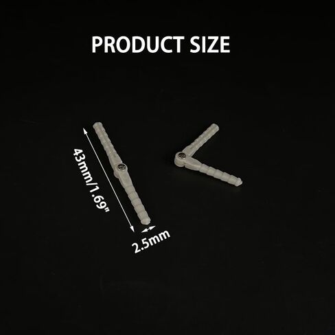 5PCS RC Airplane Plastic Pin Hinge Needle Hinge for RC Plane Aircraft Helicopter DIY Model Plane Fix Wing Parts (2x33mm Gray) in Saudi Arabia