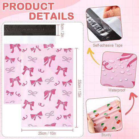 160 Pcs Cute Poly Mailers Bulk 10 x 13 Inch Fancy Daisies Shipping Bags Bubble Mailers Cute Shipping Bags Spring Colors Chrysanthemum Printed Packaging Bags for Small Business in Saudi Arabia