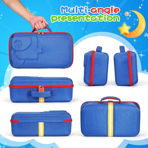 Hard Travel Case Compatible with Little Tikes for Story Dream Machine Books Starter Set, Protective Hard Case Container for Storytime Audio Play Real for Littles Character Collection (Blue) in Kuwait