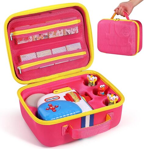 Hard Travel Case Compatible with Little Tikes for Story Dream Machine Books Starter Set, Protective Hard Case Container for Storytime Audio Play Real for Littles Character Collection (Blue) in Kuwait