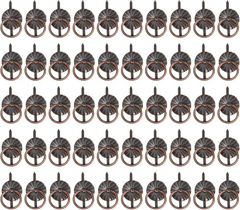 PATIKIL Metal Brad Fasteners, 50 Pcs Mini Brad Split Pins Brad Paper Fasteners Metal Pull Ring Handle for Decoration Accessories Art DIY Crafts, Mix Colors in Kuwait