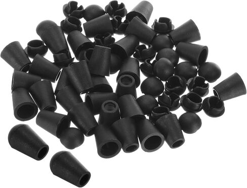 PATIKIL Bell End Stopper, 30 Pack Cord Rope Lock for Drawstring Bag, Black in Saudi Arabia