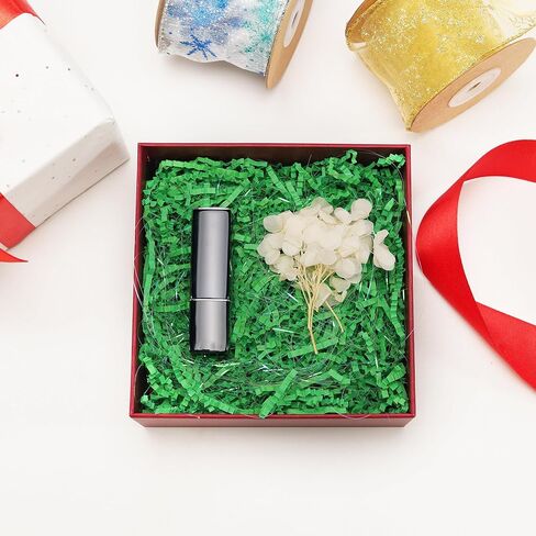 8oz Yellow Crinkle Cut Paper Shred Filler, Iridescent Easter Grass Confetti Shredded Paper for Gift Baskets Boxes Filling, Birthday Wedding Valentines Day Decoration in Kuwait