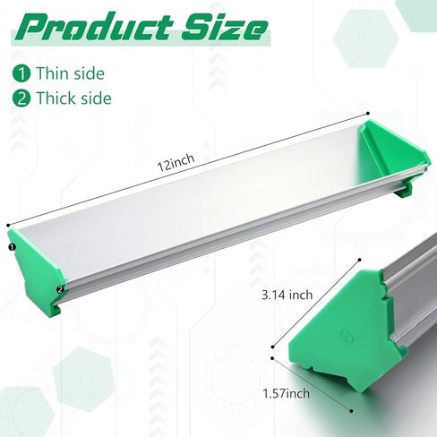 Threlaco Dual Edge Aluminum Emulsion Scoop Coater for Silk Screen Printing Coating Tool Photo Screen Printing Supplies(16 Inch) in Saudi Arabia