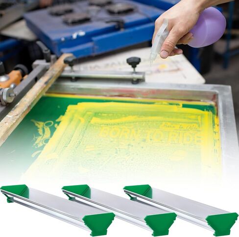 Threlaco Dual Edge Aluminum Emulsion Scoop Coater for Silk Screen Printing Coating Tool Photo Screen Printing Supplies(16 Inch) in Saudi Arabia