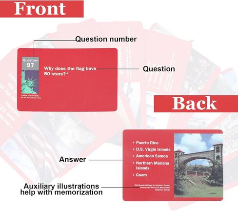 Us Citizenship Test Study Guide 2025, US Citizenship Flash Cards 2025, Tarjetas para La Ciudadania De Las 100 Preguntas, Tarjetas De Ciudadania Inglés, 100 Uscis Answers Flashcards in Saudi Arabia