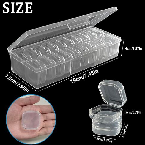 DUOFIRE Two Layers Compartment Organizer Box Plastic Organizer Box Plastic Jewelry Organizer Box Craft Storage Containers Storage Box for Accessories, Cosmetic, Toy, Jewelry Beads, Tapes (5+1 Grid) in Saudi Arabia