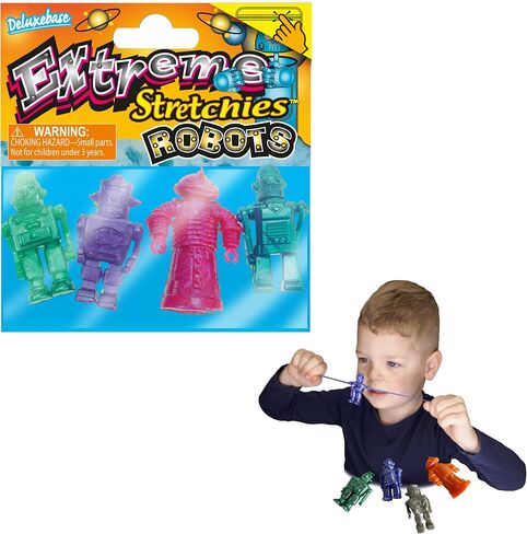 Extreme Stretchies - Frog from Deluxebase. Pack of 6 Small Reptile Animal Stretchy Toys. Perfect for Kids, Great Party Favors and Pinata Stuffers in Kuwait