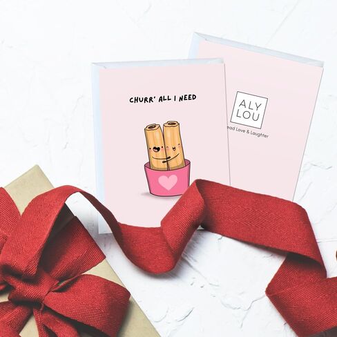 ALY LOU Corgi Anniversary Card for Boyfriend Husband, Funny Birthday Card for Him Her, Sarcastic Adult Card for Wife Girlfriend, Dirty Greeting Card - I Love You With All My Butt in Saudi Arabia