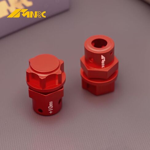 alum 10mm hex hex hub hub locknut لـ Arrma 1/7 جناية Mojave Concention جناية لا حدود لها Fireteam 1/8 Kraton Outcast Talion 6S BLX & Exb Series Pressure Red in Saudi Arabia