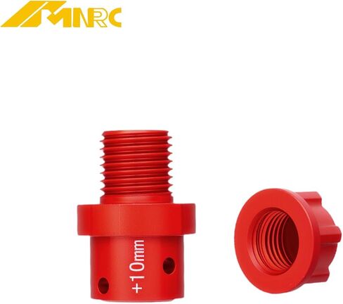 alum 10mm hex hex hub hub locknut لـ Arrma 1/7 جناية Mojave Concention جناية لا حدود لها Fireteam 1/8 Kraton Outcast Talion 6S BLX & Exb Series Pressure Red in Saudi Arabia
