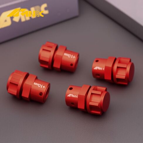 alum 10mm hex hex hub hub locknut لـ Arrma 1/7 جناية Mojave Concention جناية لا حدود لها Fireteam 1/8 Kraton Outcast Talion 6S BLX & Exb Series Pressure Red in Saudi Arabia