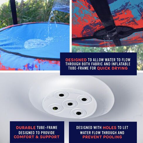 Air Swing Giant 42 "Saucer Saucer Saucer قابلة للتنفيذ أرجوحة داخلية في الهواء الطلق ، أو صالة ألعاب رياضية في الغابة ، أو شجرة الأعمار 3+ غطاء محمي بالأشعة فوق البنفسجية الأنبوب القابل للتعديل. in Saudi Arabia
