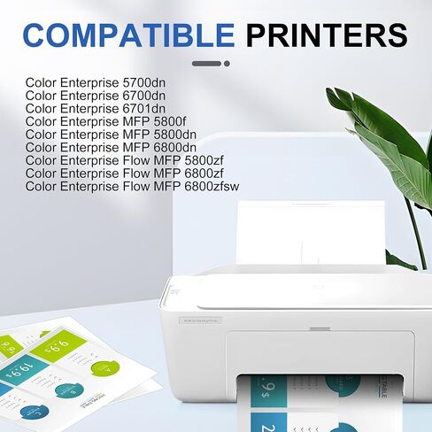 202A Toner Cartridges 4 Pack(with chip) Comaptible with 202A Toner Cartridges, Works with Color Laser Jet Pro M254dw; Color Laser Jet Pro MFP M281cdw, M281fdw Printers(Black Cyan Yellow Magenta) in Saudi Arabia
