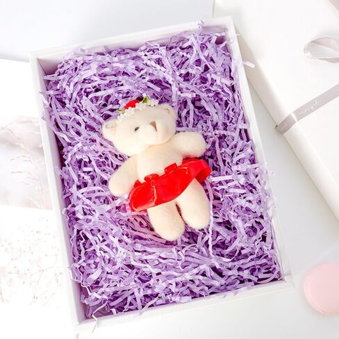 50g Raffia Paper Crred Crinkle Cut ، من أجل هدية عيد الفصح ، قم بتجميع التغليف DIY Diy Decoration (Pink) in Kuwait