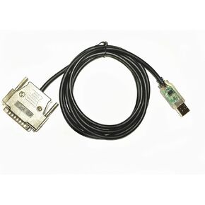 USB to RS232 (DB25 Male) CNC Programming Cable, CNC Controls Programming(Fanuc, Yasnac, Sinumerik, etc), FTDI Chipset, 1.5 Meter, EZSync014C
