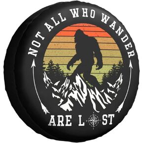 Funny Raccoon Spare Tire Cover Black White American Flag 15 Inch Wheel Protector for Truck SUV Trailer Camping Rv Tire Covers