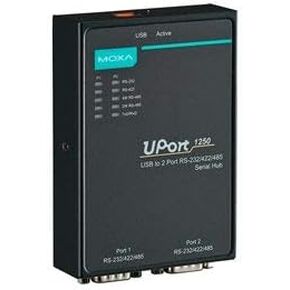 MOXA UPort 1250 - 2 Port USB-to-Serial Hub, RS-232/422/485