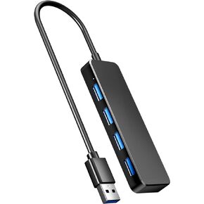 USB Hub 3.0, PANPEO 4-Port USB 3.0 Hub Multi USB Port Expander for Laptop, Xbox, Flash Drive, Mobile HD, Console, Printer, Camera, Keyborad, Mouse