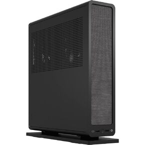 Fractal Design Ridge Black - PCIe 4.0 Riser Card Included - 2X 140mm PWM Aspect Fans Included - Type C USB - m-ITX PC Gaming Case