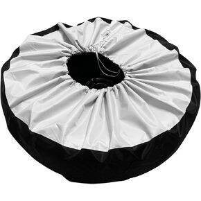 Spare Tire Cover with Handle,Portable Tire Totes,Tire Bag Against Dust and Scratches Tire Wheel Protector for RV Jeep(Fits Tire Diameters 17''-23'', S)
