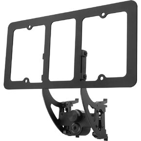 The Original Lockable License Plate Holder for 2017-2023 Tesla Model 3, Front License Plate Bracket Mounting Kit with Anti-Theft Features, No Adhesives License Frame (Streamlined Gen2 Design)
