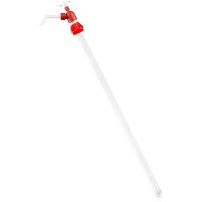 TERA PUMP - Chemical Resistant Drum Pump (14oz per Stroke) for Lacquer Thinners, Acetone, Antifreeze, DEF, MEK - 15 to 55-Gallon Drum Barrels