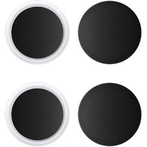 SopiGuard Sticker Skin for Apple AirTag Precision Edge-to-Edge Back Panel Decal (Brushed Black) in Kuwait