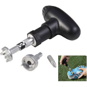 Golf Spike Wrench Shoes Removal Gifts Adjustment Tool Cleats Replacement Track Ripper Screw Install Stainless Steel Intech Aid Christmas