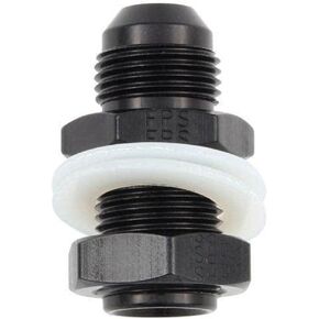 Fragola 483110-BL Black Size (-10) Fuel Cell Bulkhead Fitting