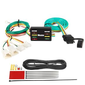 4 Pin Trailer Wiring Harness 56033 for Nissan Rogue 2008-2020/ Infiniti G25 & G25 Sedan 2011-2012, G35 Sedan 2007-2008, G37 Sedan 2009-2013, Q60 2014-2015 Tow Hitch Wire 4-Way Trailer Light Plug